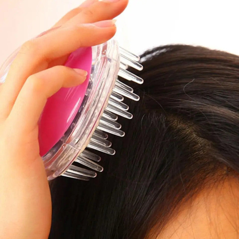 Silicone Scalp Massage Shampoo Brush