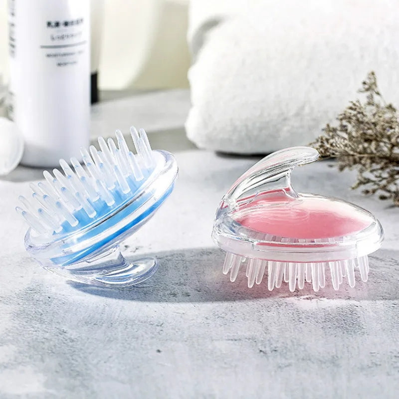 Silicone Scalp Massage Shampoo Brush