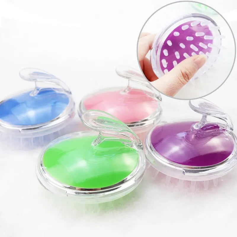 Silicone Scalp Massage Shampoo Brush