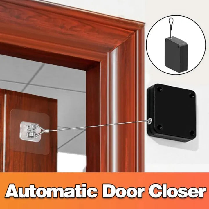 Automatic Door Closer Punch-Free with Drawstring