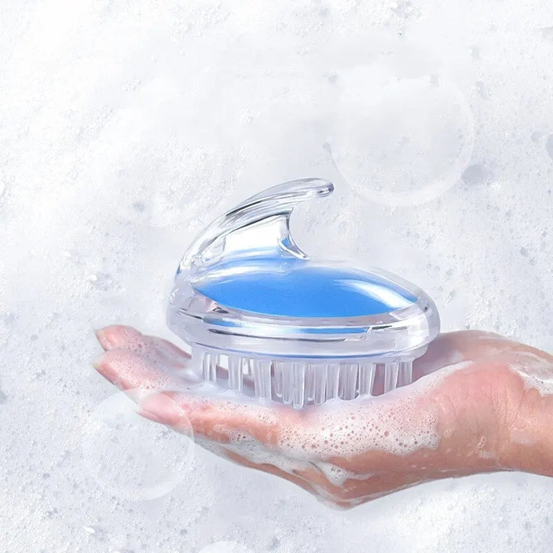 Silicone Scalp Massage Shampoo Brush
