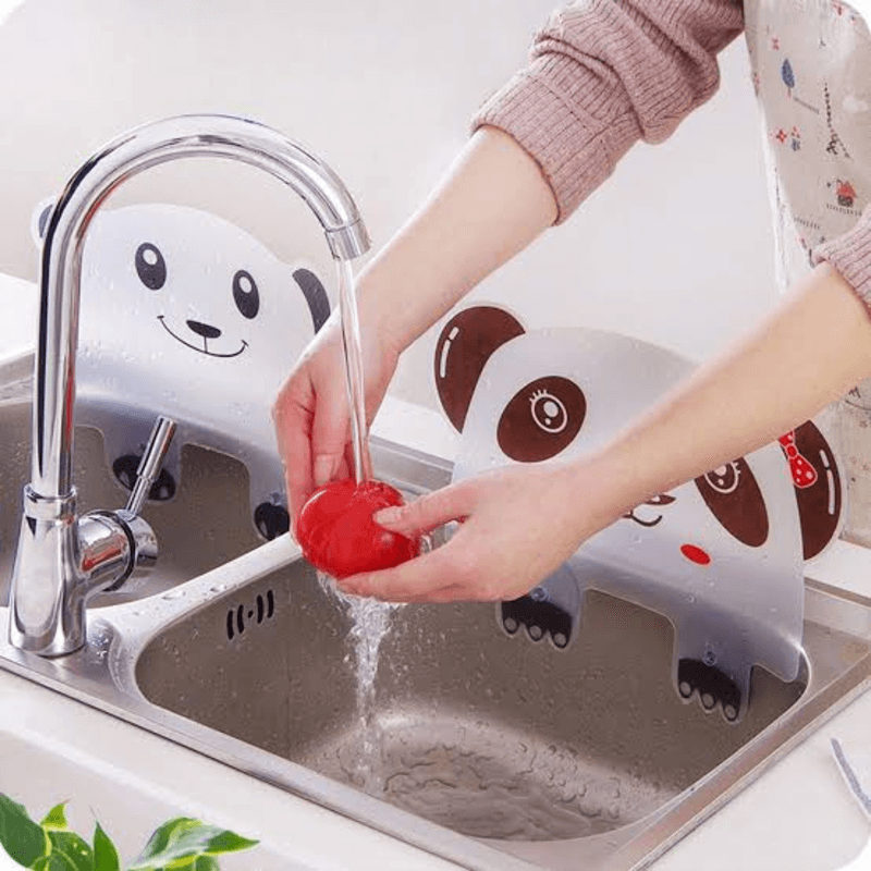 Kitchen Sink Splash Guard (Panda) - 2pcs