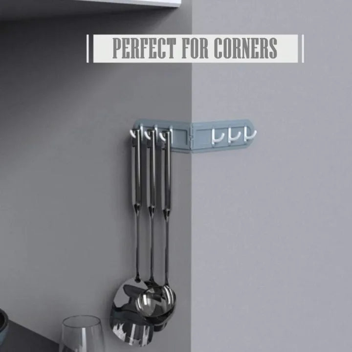 6 Hook Punch-Free Wall Hanger