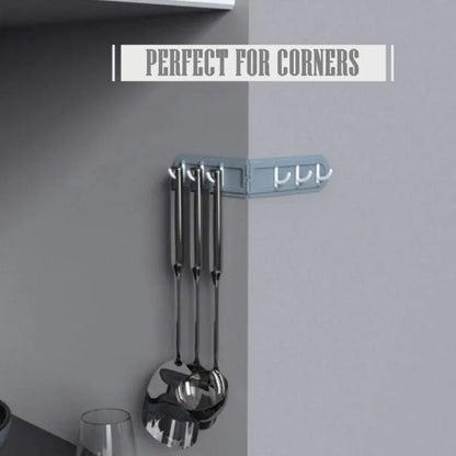 6 Hook Punch-Free Wall Hanger