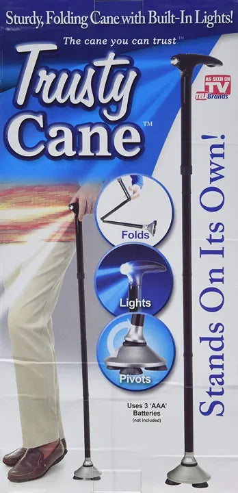 Foldable Walking Cane with LED Light