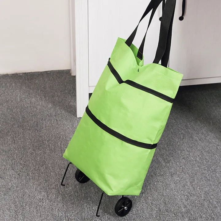 Foldable Shopping Trolley Bag with Wheels
