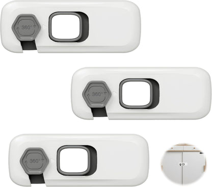 Child Safety Fridge & Cabinet Lock (Adhesive)