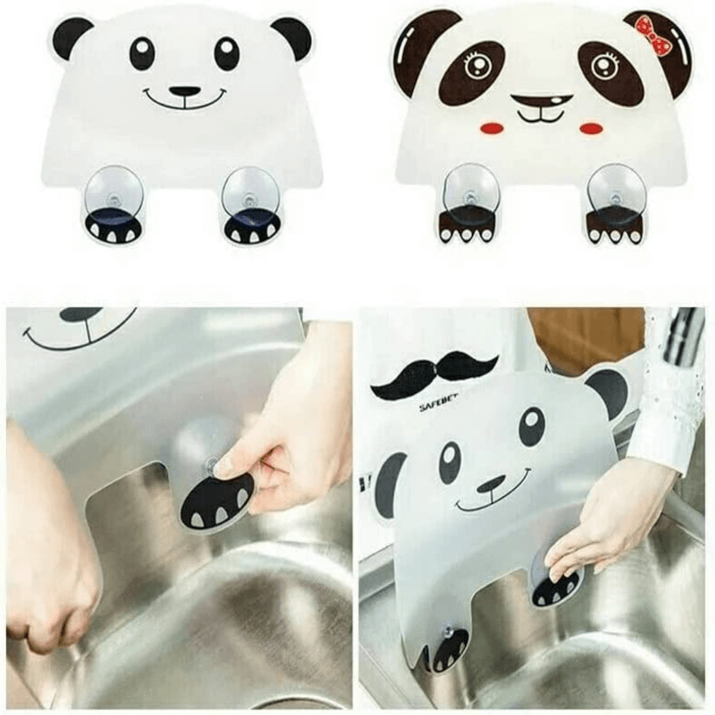 Kitchen Sink Splash Guard (Panda) - 2pcs