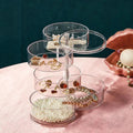 360° Rotating Acrylic Jewelry Storage Box 4 Layer