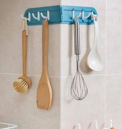 6 Hook Punch-Free Wall Hanger