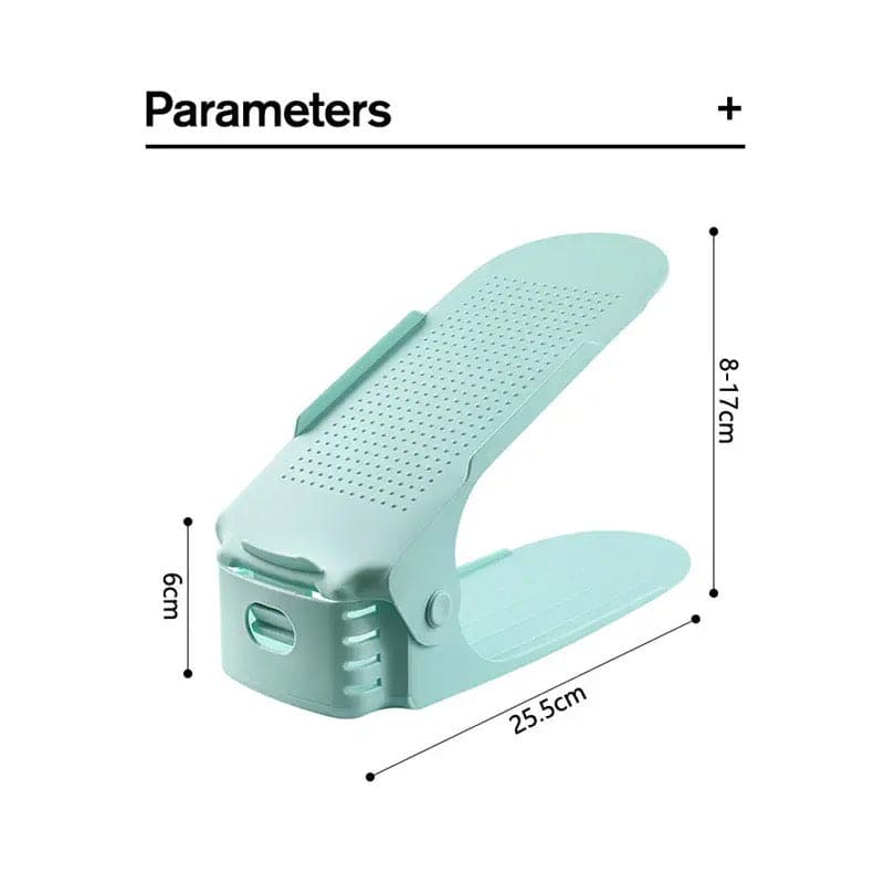 Space Saving Shoes Organizer Double Layer Foldable - 1pc