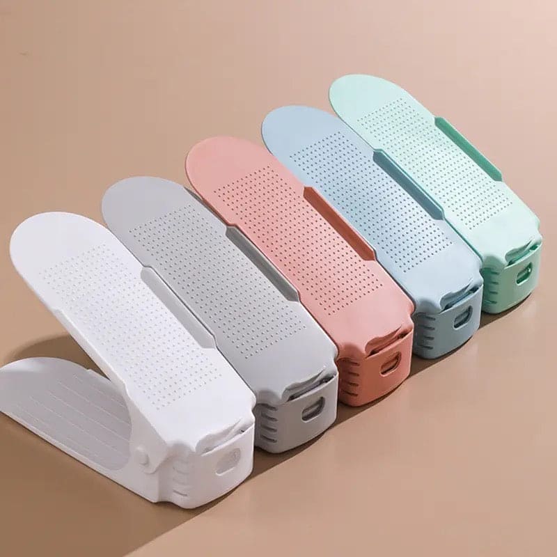 Space Saving Shoes Organizer Double Layer Foldable - 1pc