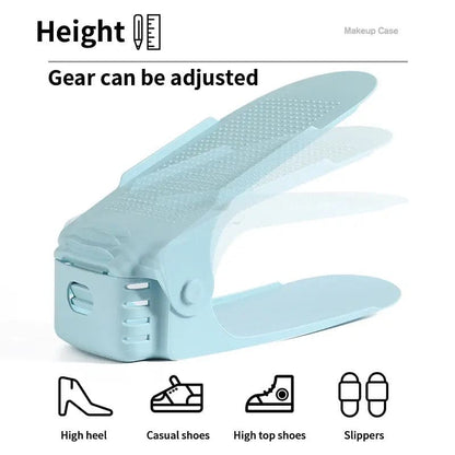 Space Saving Shoes Organizer Double Layer Foldable - 1pc
