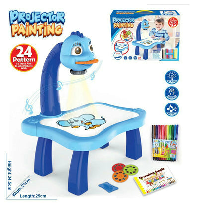 Kids Projector Painting Table