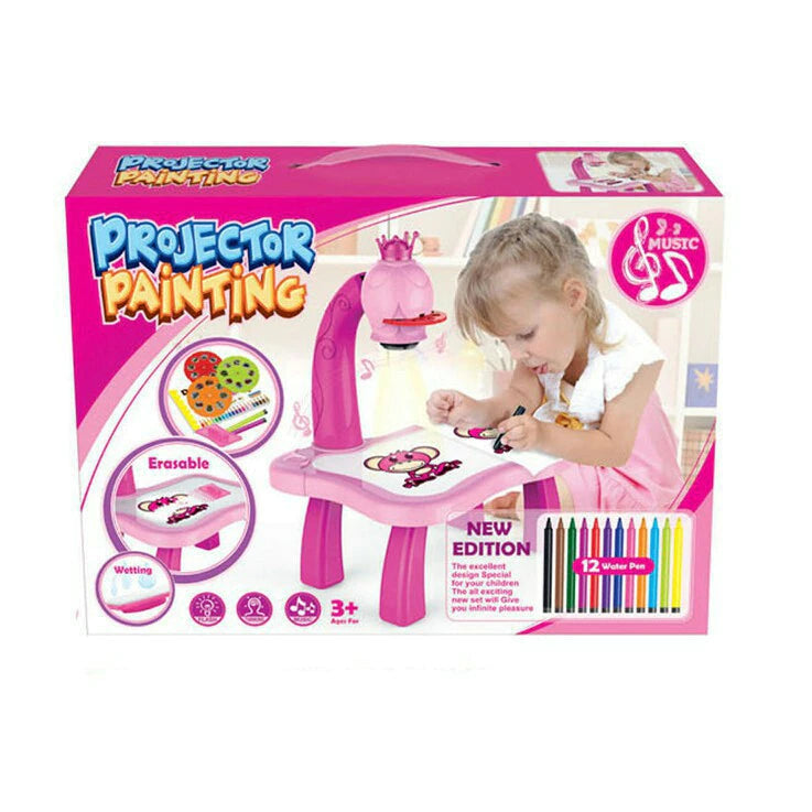 Kids Projector Painting Table