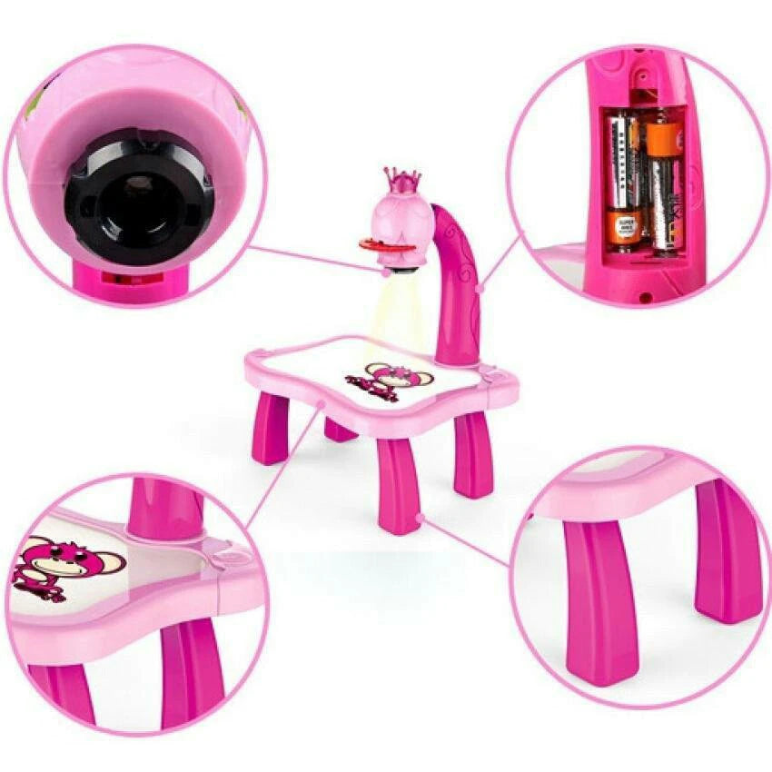 Kids Projector Painting Table