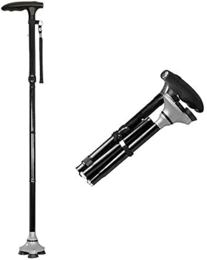 Foldable Walking Cane with LED Light