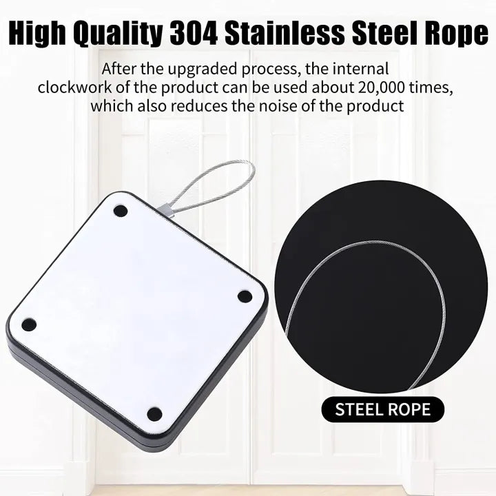 Automatic Door Closer Punch-Free with Drawstring