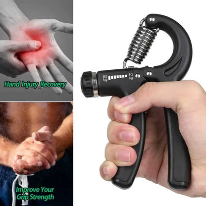Adjustable Hand Gripper 10–60KG Non Slip Grip Trainer