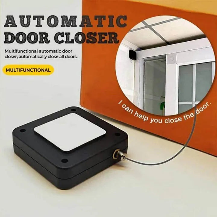 Automatic Door Closer Punch-Free with Drawstring