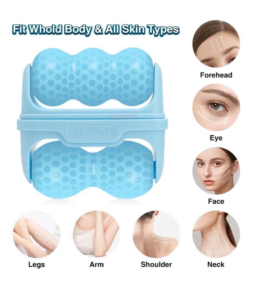 2 in 1 Ice Roller Face Massager