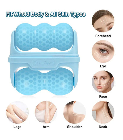 2 in 1 Ice Roller Face Massager