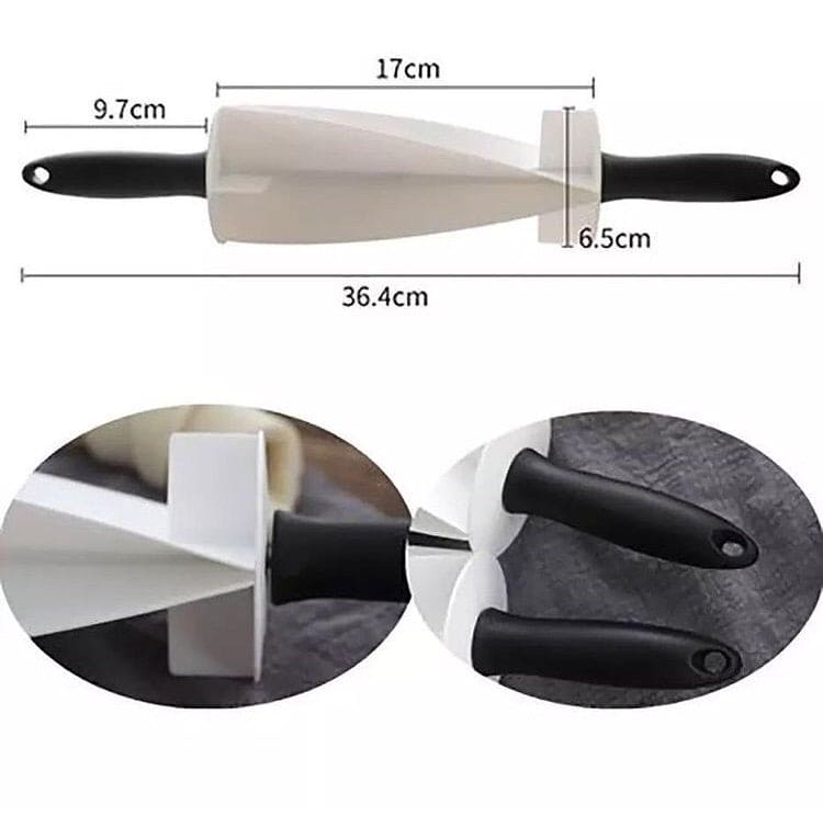 Croissant Dough Roller Cutter