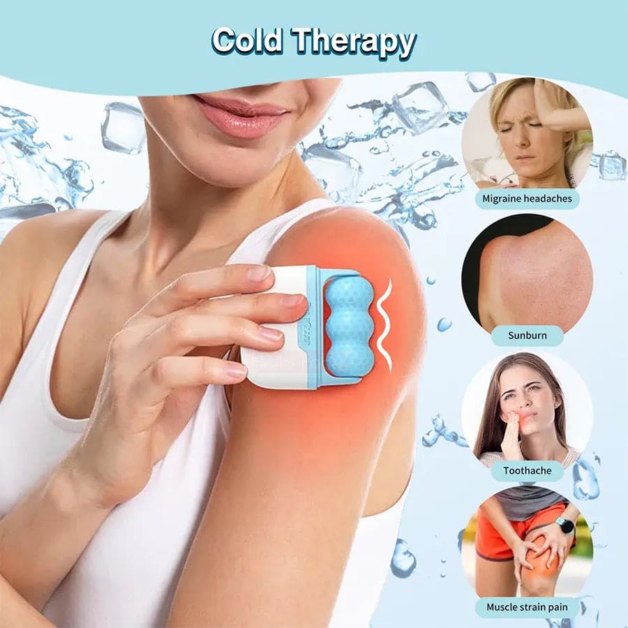 2 in 1 Ice Roller Face Massager
