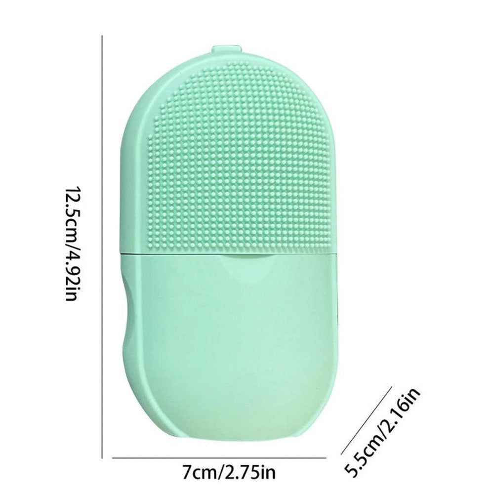 Silicone Ice Cube Tray with Lid (Cleaning Friendly)