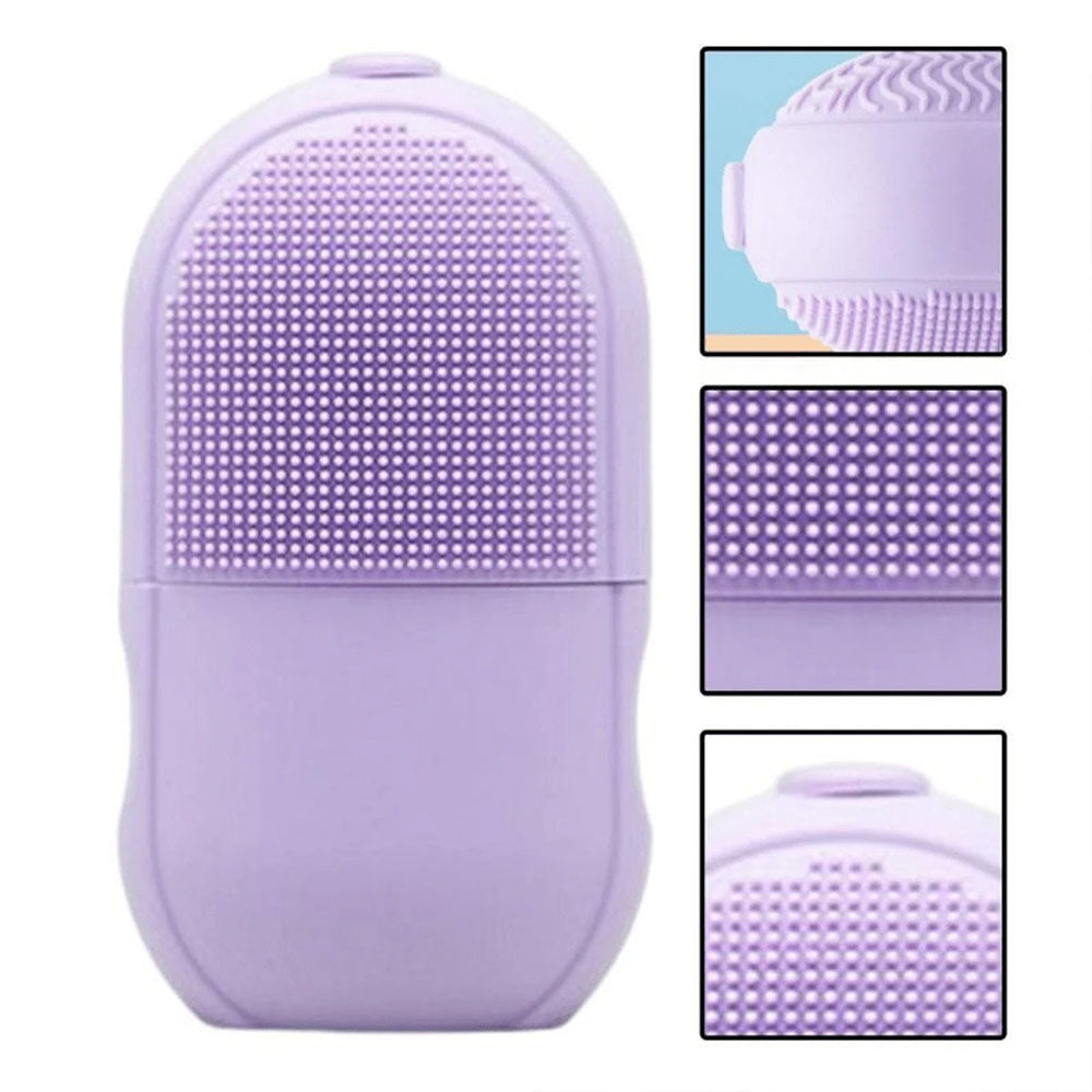 Silicone Ice Cube Tray with Lid (Cleaning Friendly)